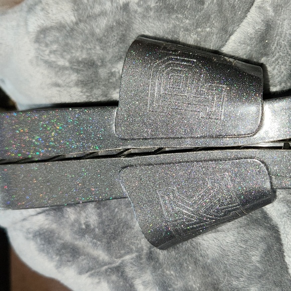 PINK Victoria’s Secret Logo Glitter Slides - Picture 9 of 9